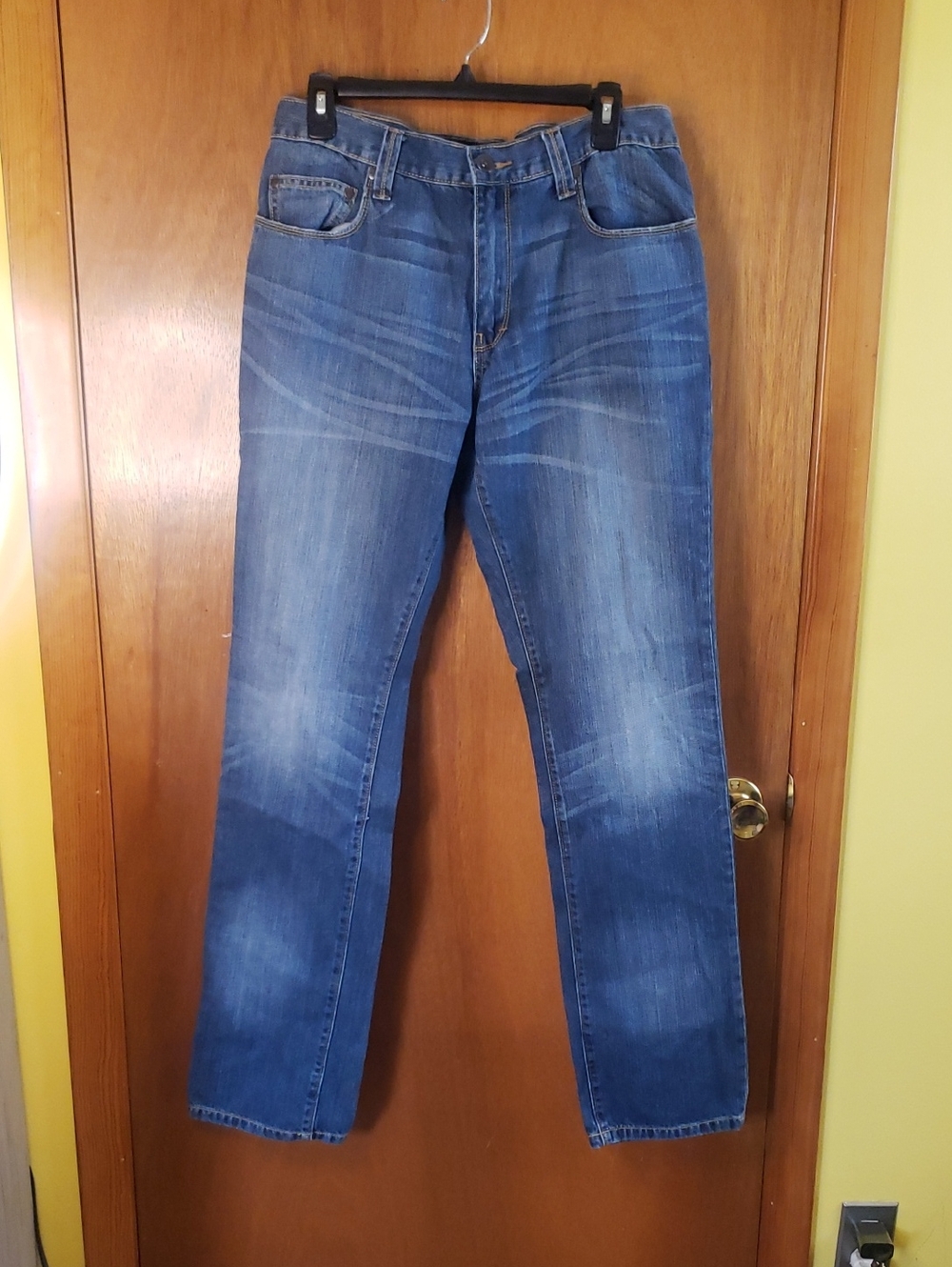 American Rag Men's Blue Straight-Leg Jeans Waist 34